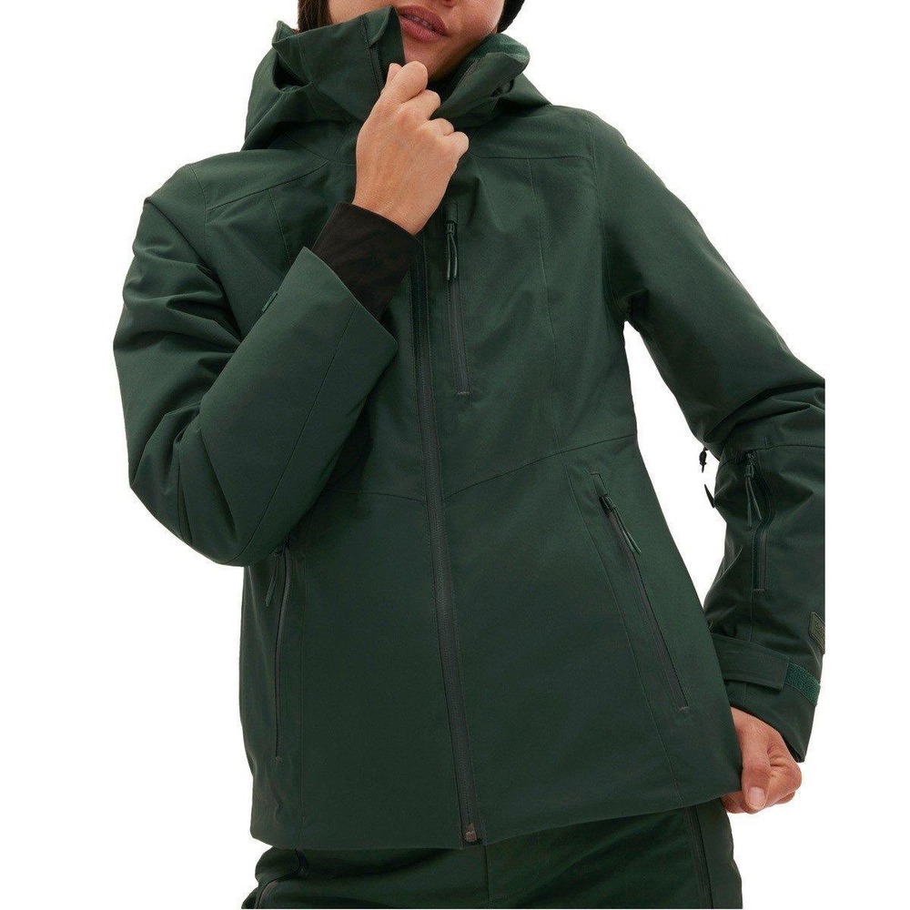 Halfdays Lawrence Ski Jacket Alpine Green PrimaLoft Insulated Womens Medium NEW